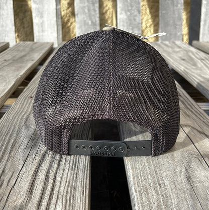 Mississippi Cattle Company "MCC #11" Caramel Leather Logo Patch 112PL R-Flex Caps (3 Colors)