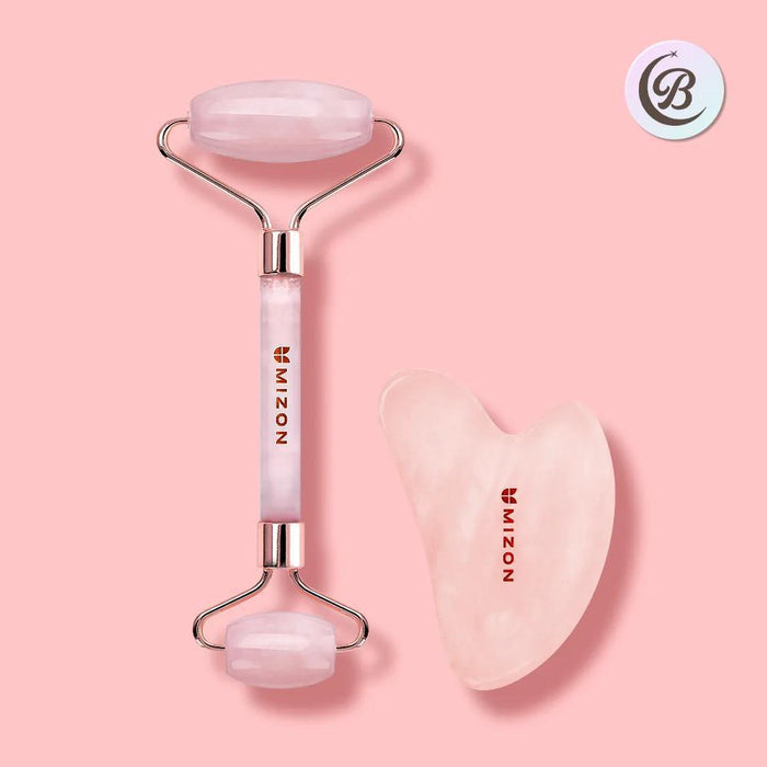 MIZON Facial Massage Roller And Gua-Sha Set