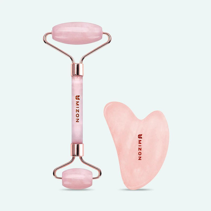 MIZON Facial Massage Roller And Gua-Sha Set