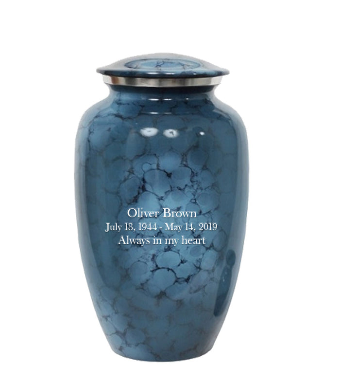 Modest Series - Classic Denim Cremation Urn - IUAL115