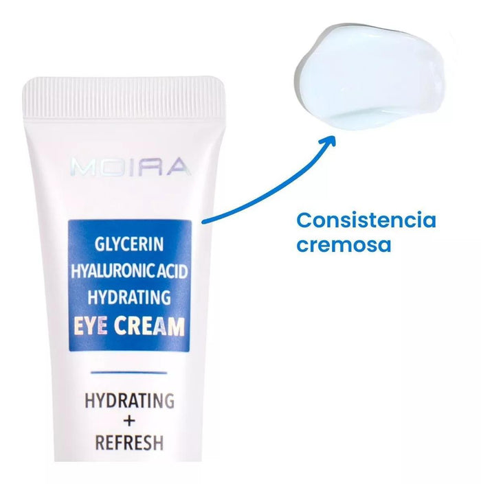 MOIRA Cosmetics Glycerin Hyaluronic Acid Hydrating Eye Cream 40 g