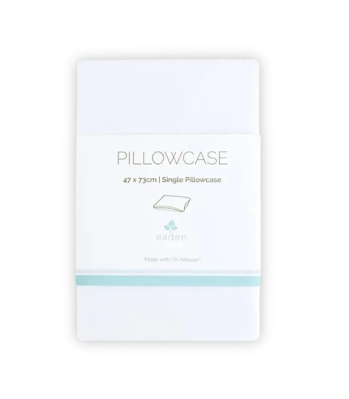 Moisture Wicking Pillowcase – White Single (10)