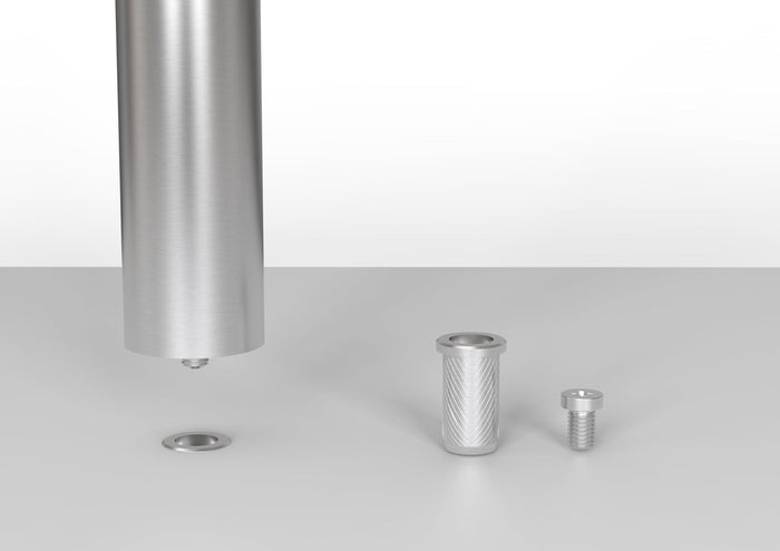 Montour Line Mini Floor Socket for Removable Stanchions - Crowd Control Warehouse