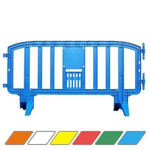 Movit Interlocking Plastic Pedestrian Barricade, 6.5 Ft. - Crowd Control Warehouse