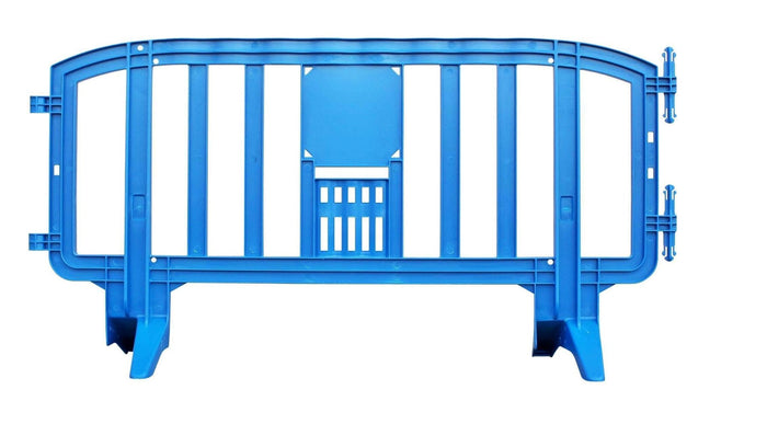 Movit Interlocking Plastic Pedestrian Barricade, 6.5 Ft. - Crowd Control Warehouse