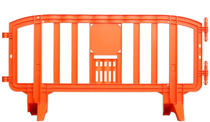 Movit Interlocking Plastic Pedestrian Barricade, 6.5 Ft. - Crowd Control Warehouse