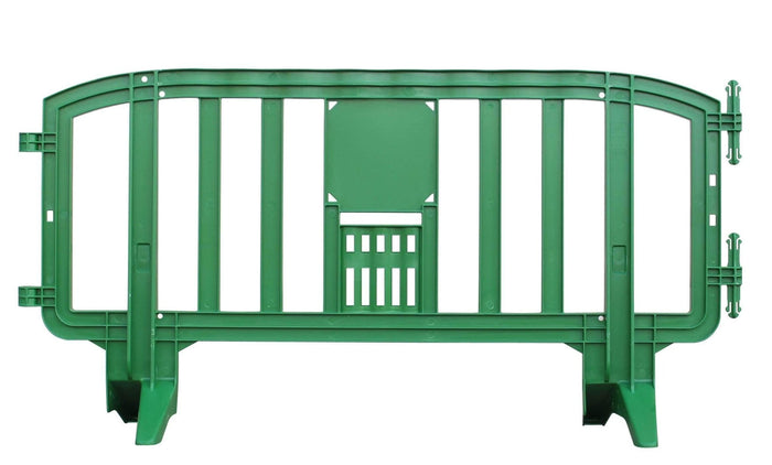 Movit Interlocking Plastic Pedestrian Barricade, 6.5 Ft. - Crowd Control Warehouse