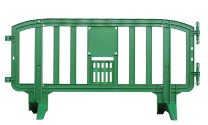 Movit Interlocking Plastic Pedestrian Barricade, 6.5 Ft. - Crowd Control Warehouse