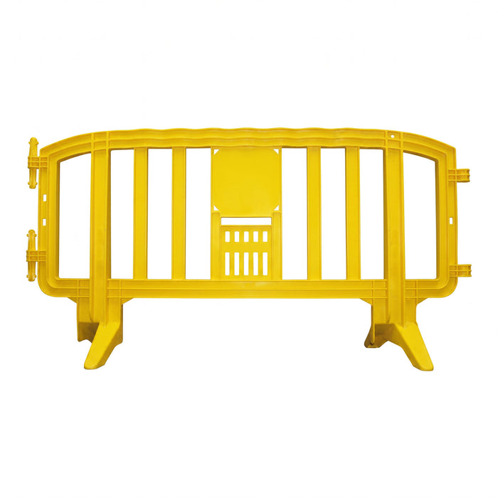 Movit Interlocking Plastic Pedestrian Barricade, 6.5 Ft.