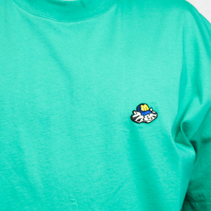 MSGM Crewneck Short-Sleeved T-Shirt Emerald Green