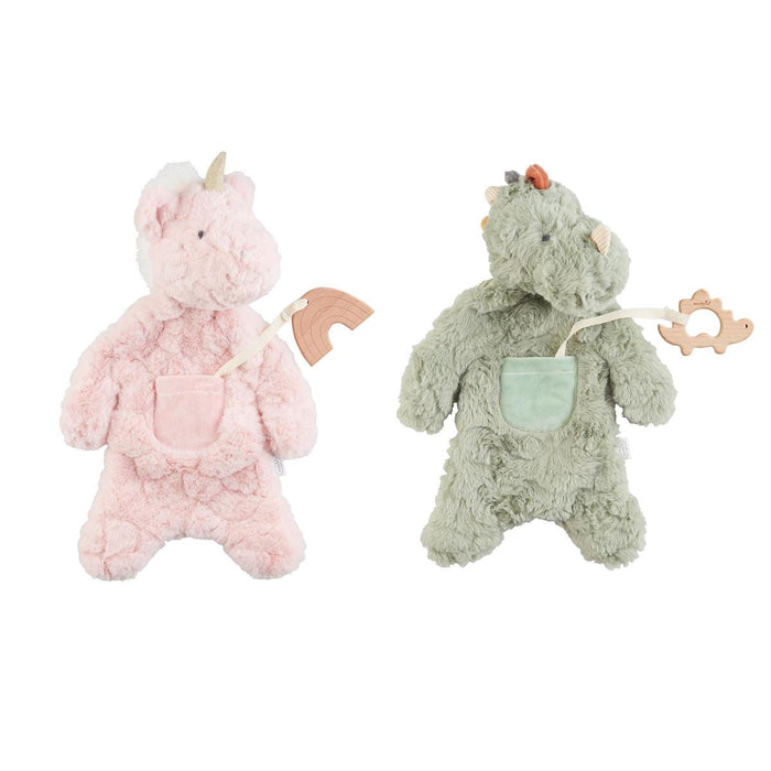 Mudpie- Dino & Unicorn Teether Cuddlers #12110365