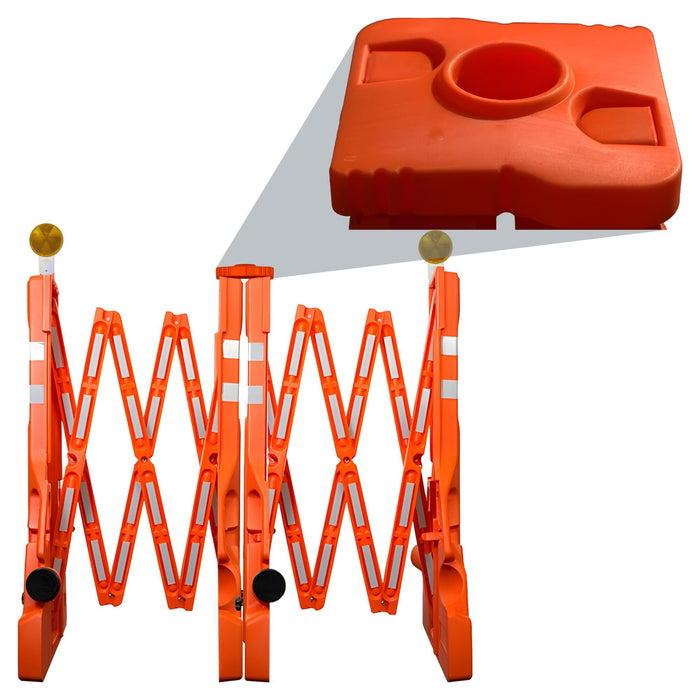 Multi - Gate Plastic Expandable Barricade Kit - Crowd Control Warehouse