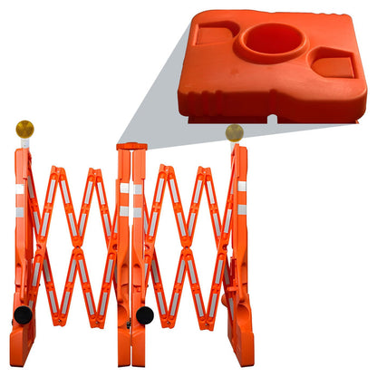 Multi - Gate Plastic Expandable Barricade Kit - Crowd Control Warehouse