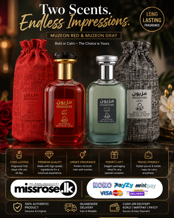 Muzeon Red & Muzeon Gray Eau De Toilette