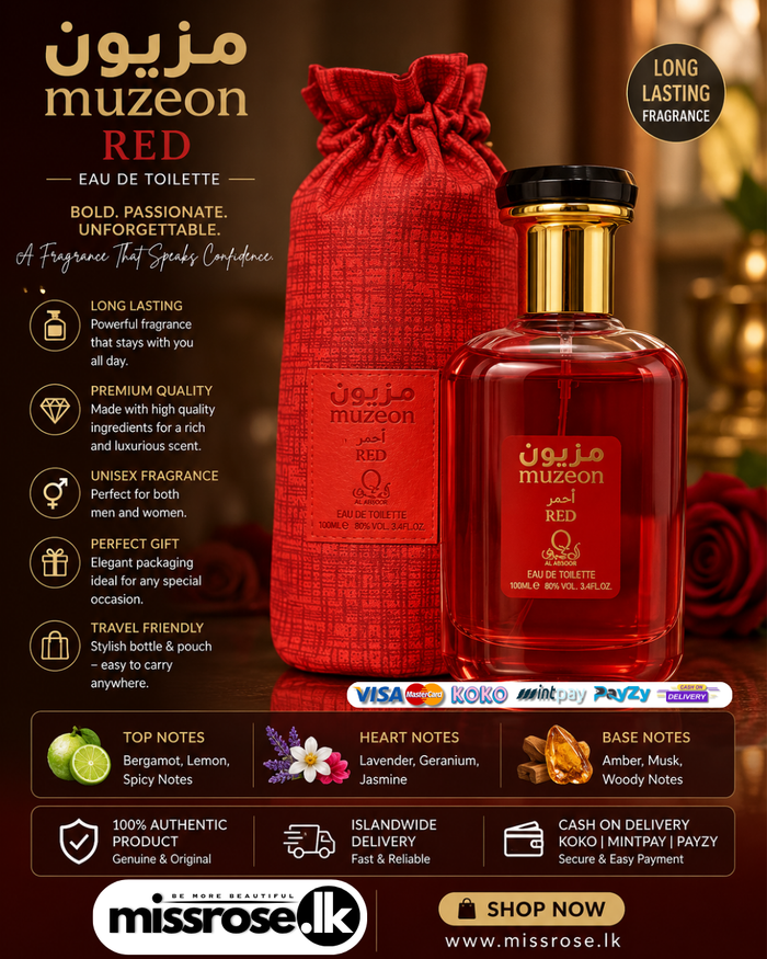 Muzeon Red & Muzeon Gray Eau De Toilette