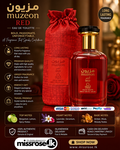 Muzeon Red & Muzeon Gray Eau De Toilette