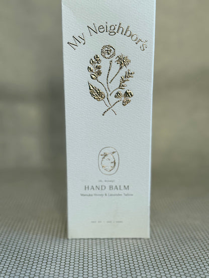 My Neighbor's- Hand Balm (Manuka Honey and Lavender Tallow)