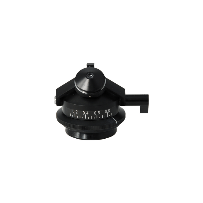 N.A 0.90 Microscope Abbe Condenser, SKU PL04055351, three quarter front view
