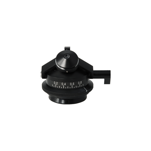 N.A 0.90 Microscope Abbe Condenser, SKU PL04055351, three quarter front view