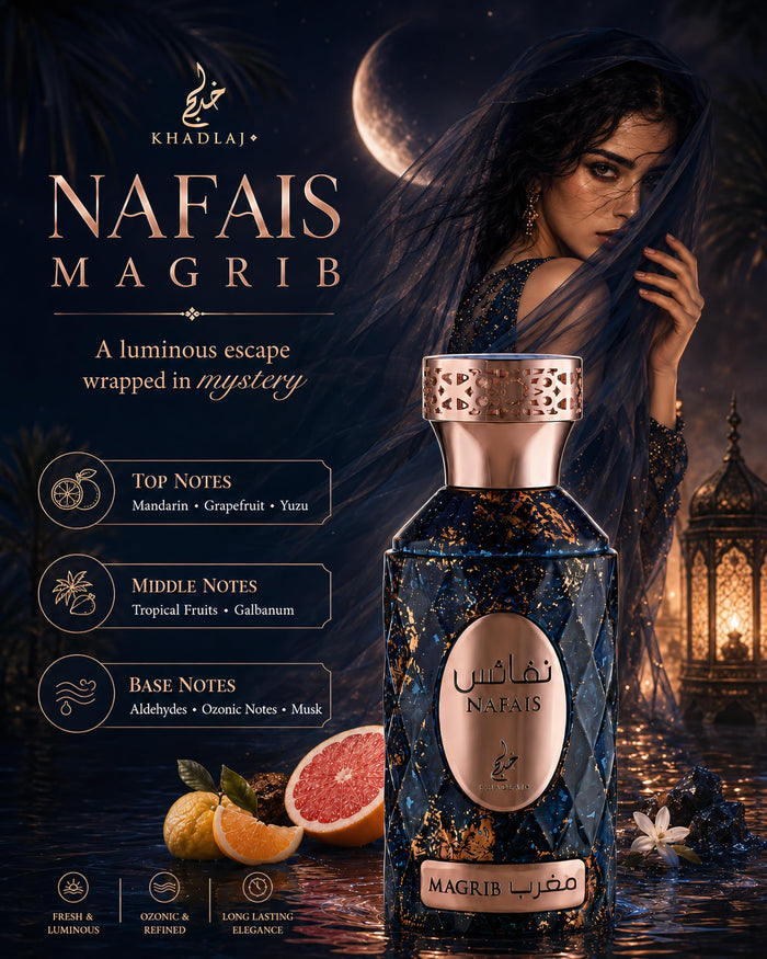 Nafais Magrib Eau de Parfum ~ 100ml / 3.4 fl oz