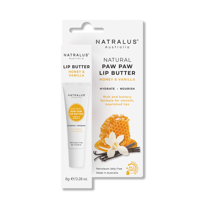 Natralus Natural Paw Paw Lip Butter Honey & Vanilla