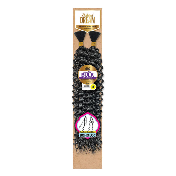 Royal Imex Hb Water Bulk 18 inch hair curly braids for boho loc hairstyles