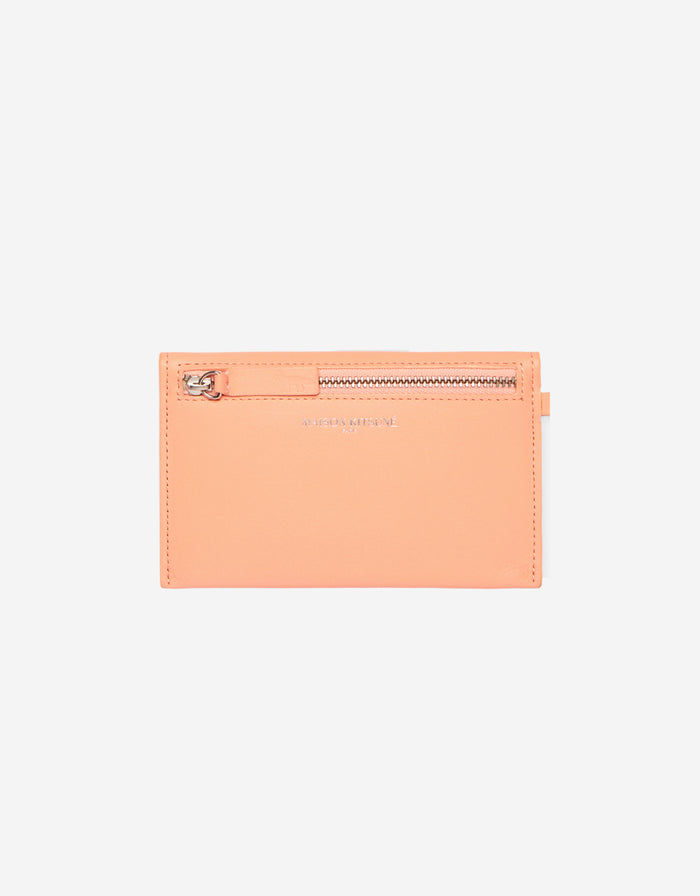 NECK ENVELOPE WALLET PEACH