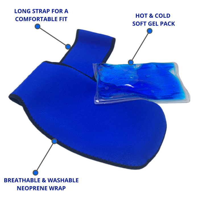 Neoprene Hot & Cold Compress Pack with Adjustable Strap