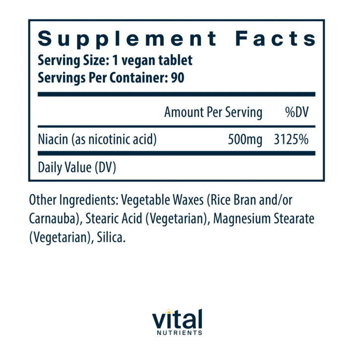 Niacin by Vital Nutrients