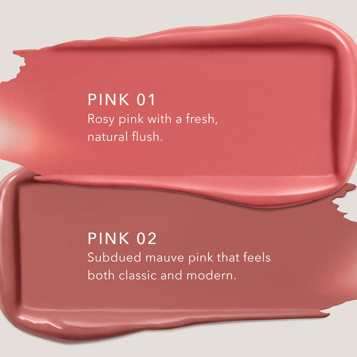 No Makeup Makeup – Creme Classic Lipstick pink 01 and pink 02 swatches, natural minimal makeup