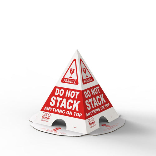 No Stack Pallet Cones, 1 Case / 50 EA. - Crowd Control Warehouse