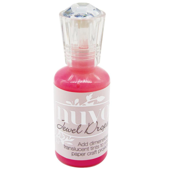 Nuvo-Jewel Drops. Add dimensional translucent tints to your paper craft projects! This package contains 30ml/1oz of jewel drops. Comes in a variety of colors. Each sold separately. Available at Embellish Away located in Bowmanville Ontario Canada. Watermelon Wonder