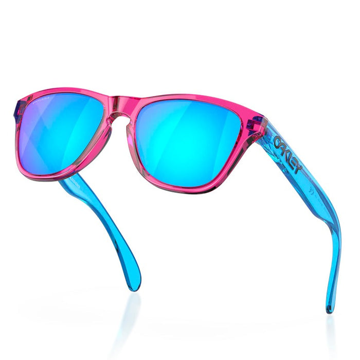 OAKLEY FROGSKINS XXS ACID PINK W/ PRIZM SAPPHIRE