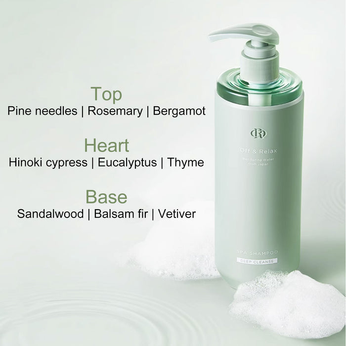 Off & Relax Hot Spring Water Deep Cleanse Spa Shampoo 460 ml