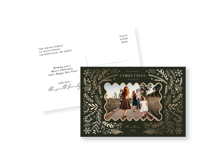 Olive Gold Postcard