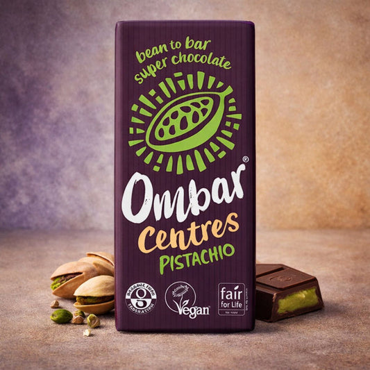 Ombar - Chokoladebar - Pistachio - Økologisk
