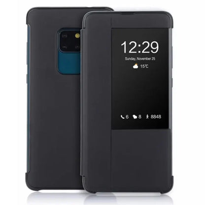 the back of a black samsung s10 phone case