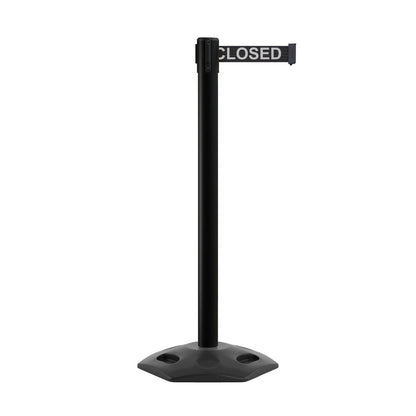 BLACK / Black with "THIS LINE CLOSED" White Letters