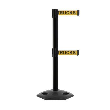 7.5 FT. / Yellow with "DANGER - FORKLIFT TRUCKS" Black Letters
