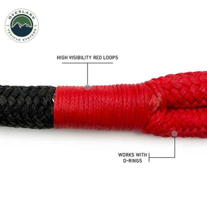 Overland Vehicle Systems Brute Kinetic Recovery Rope w/ Storage Bag