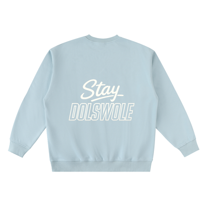 Oversized Crewneck Taped Sweatshirt