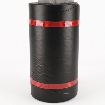 60" x 44" / BLACK / RED