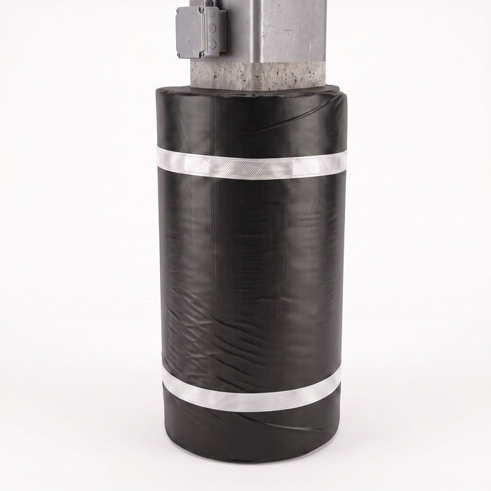 Padded Parking Lot Column Wrap