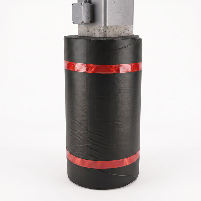 Padded Parking Lot Column Wrap