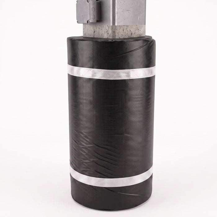 Padded Parking Lot Column Wrap