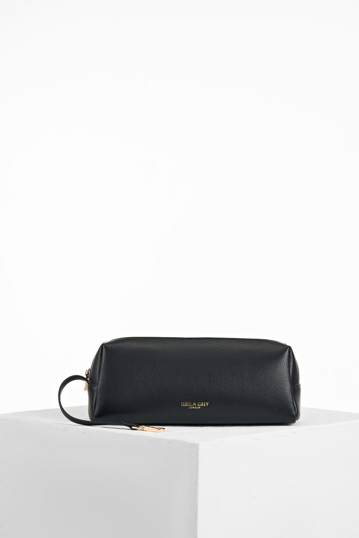 Paige Black Small Whipstitch Tote