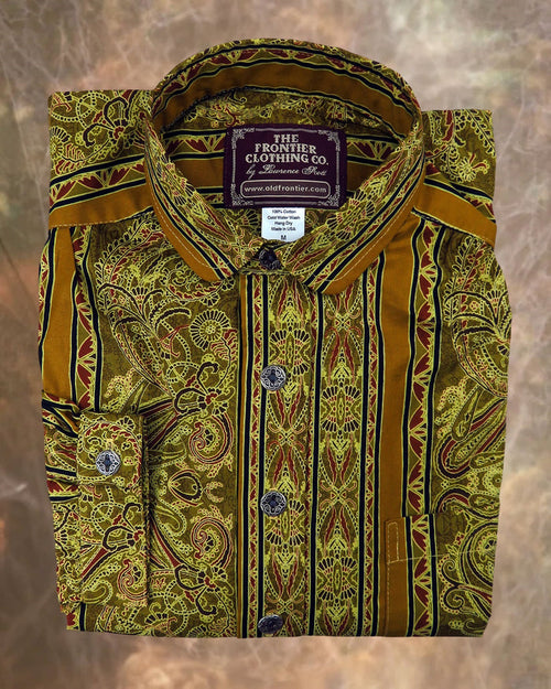 Paisley and Stripes #1 - Men's Victorian Shirt