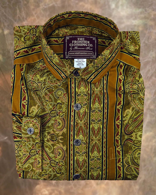 Paisley and Stripes #1 - Men's Victorian Shirt
