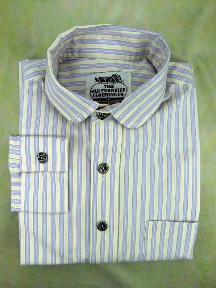 Pale Lavender Stripe Men's Dakota Shirt