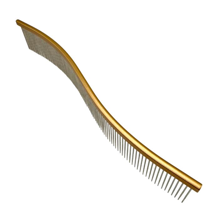 Pawfection Professional Gold Wave Comb 8.75"